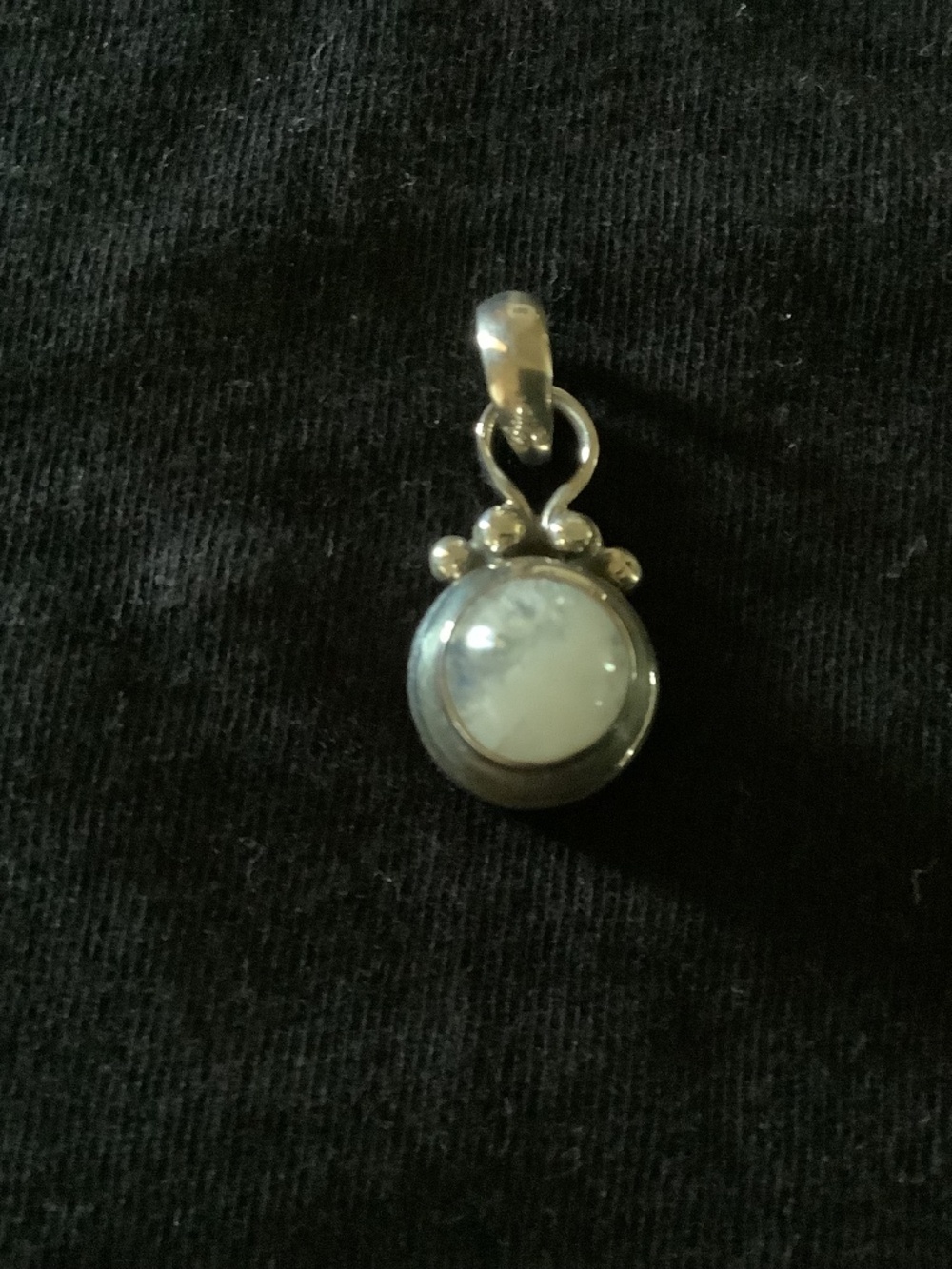 Sterling Moonstone Pendant